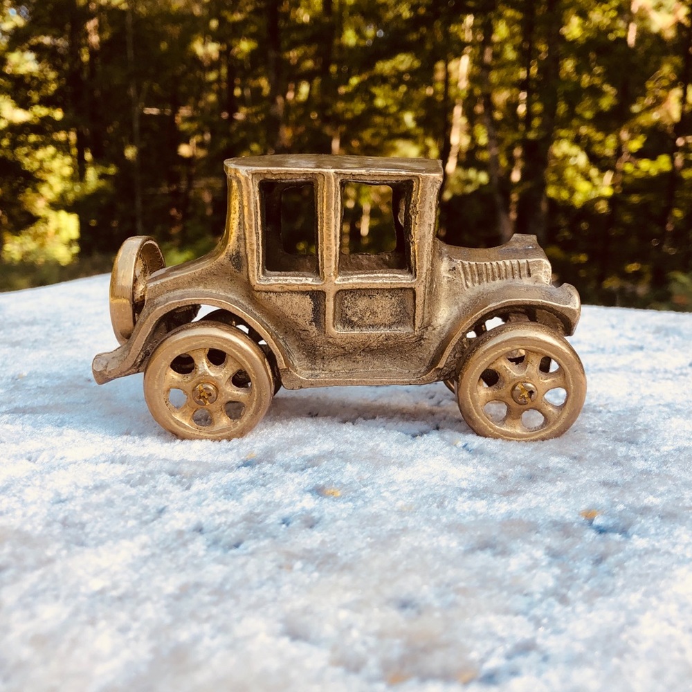 Vintage Brass Car Decor